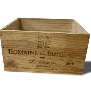 Wine crate, wood crate, wooden wine crate